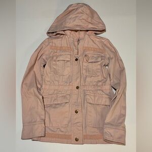 C&C California Girls' Pink Hooded Utility Raincoat